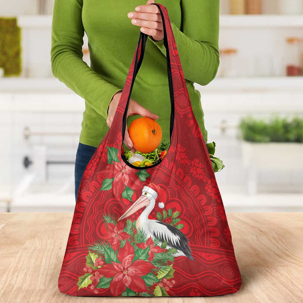 Australian Pelican Grocery Bag Aboriginal Inspired Christmas - Aussie Hoodie