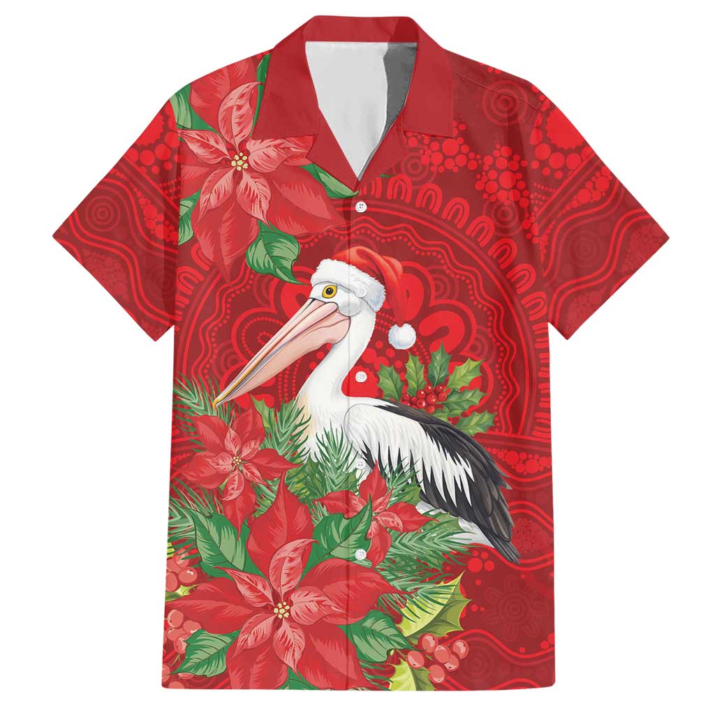 Australian Pelican Hawaiian Shirt Aboriginal Inspired Christmas - Aussie Hoodie