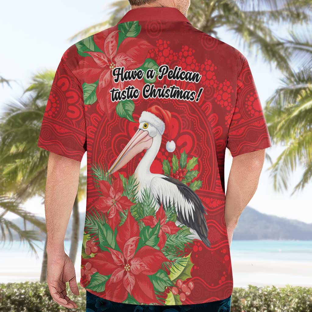Australian Pelican Hawaiian Shirt Aboriginal Inspired Christmas - Aussie Hoodie