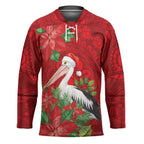 Australian Pelican Hockey Jersey Aboriginal Inspired Christmas - Aussie Hoodie
