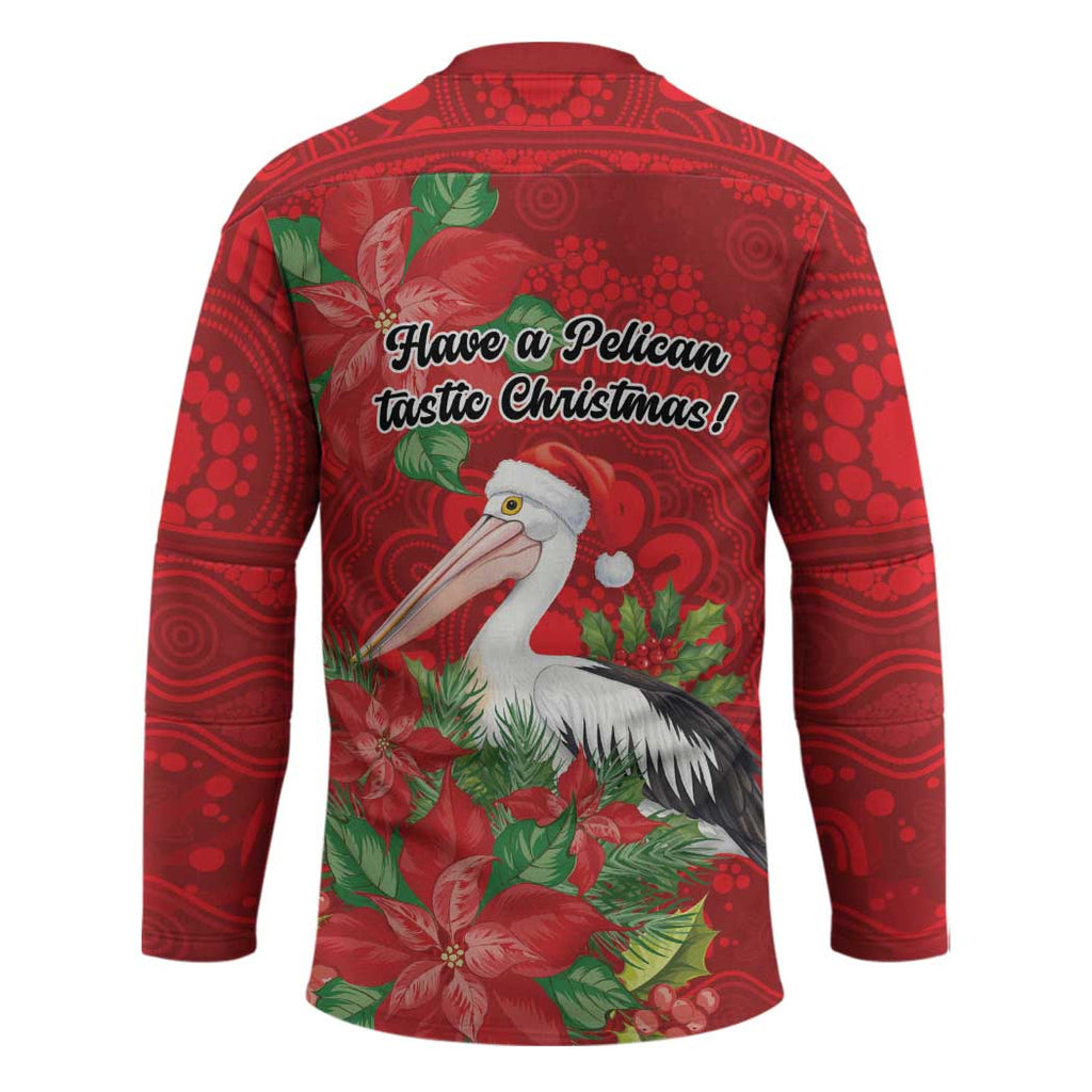 Australian Pelican Hockey Jersey Aboriginal Inspired Christmas - Aussie Hoodie