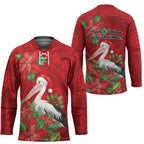 Australian Pelican Hockey Jersey Aboriginal Inspired Christmas - Aussie Hoodie