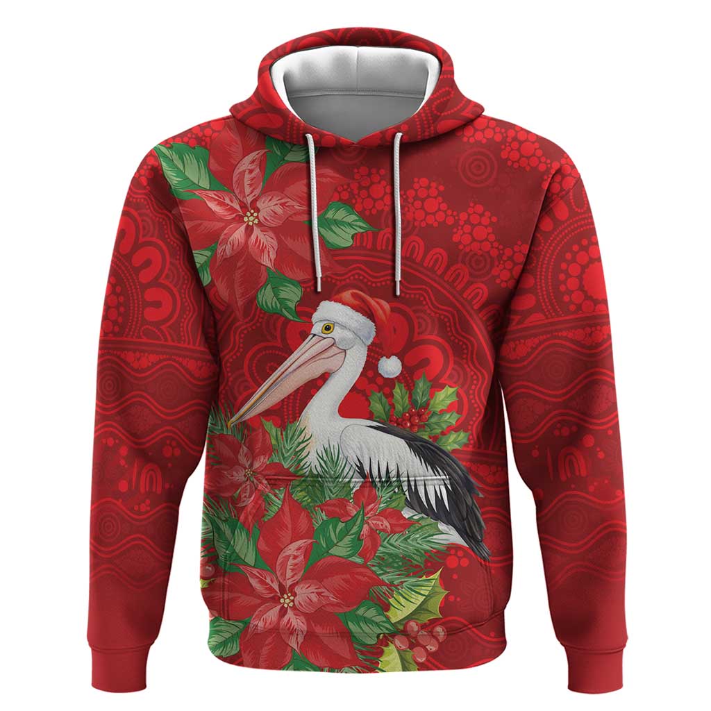 Australian Pelican Hoodie Aboriginal Inspired Christmas - Aussie Hoodie