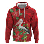 Australian Pelican Hoodie Aboriginal Inspired Christmas - Aussie Hoodie