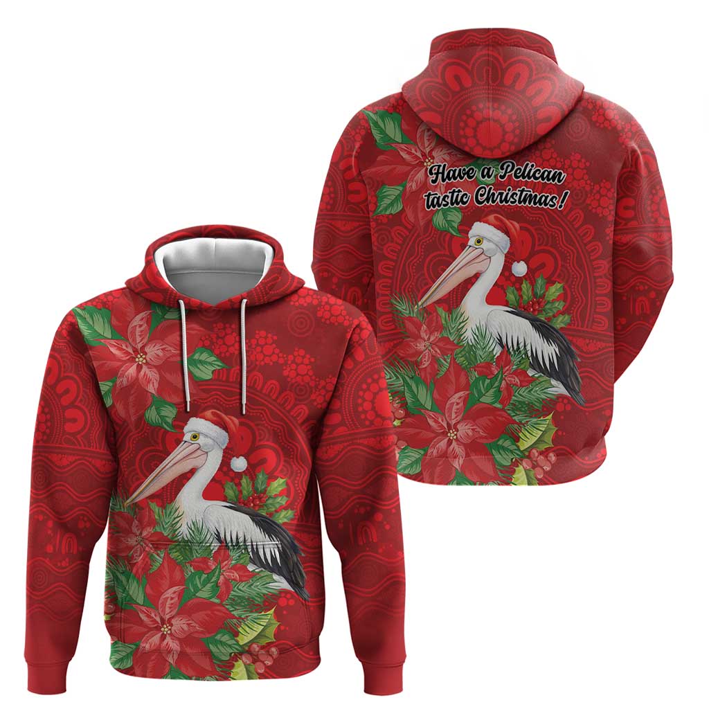 Australian Pelican Hoodie Aboriginal Inspired Christmas - Aussie Hoodie
