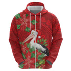 Australian Pelican Hoodie Aboriginal Inspired Christmas - Aussie Hoodie