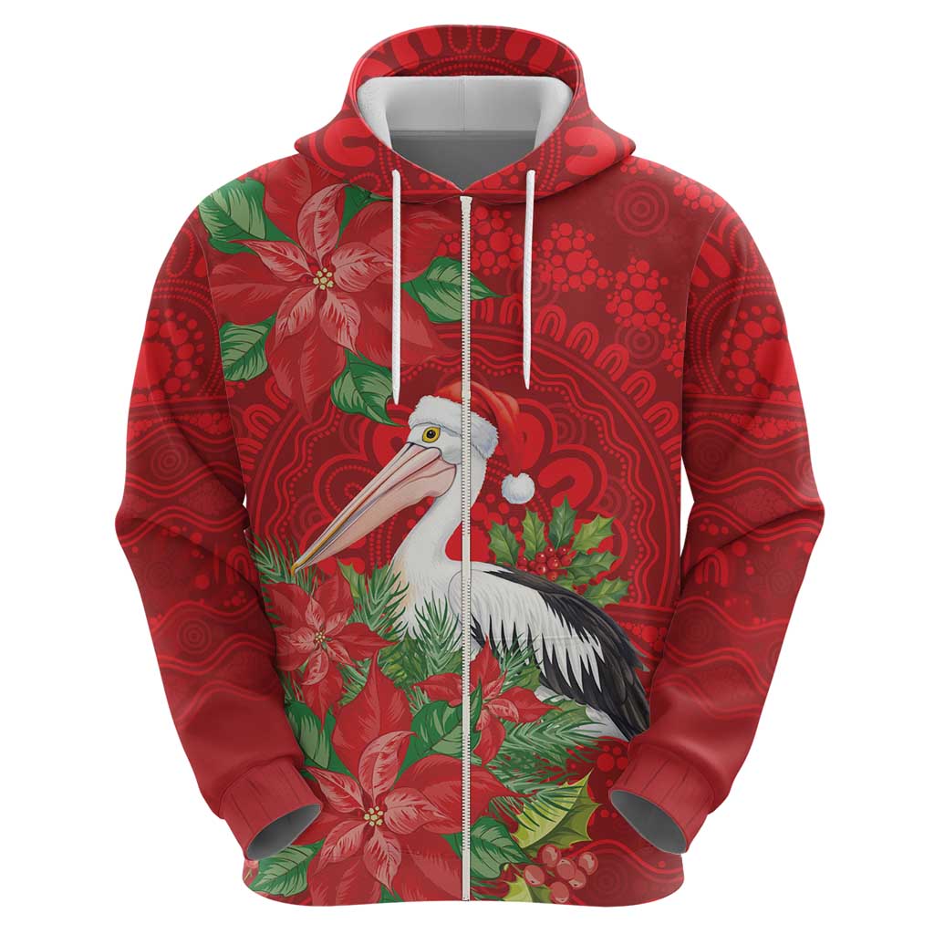 Australian Pelican Hoodie Aboriginal Inspired Christmas - Aussie Hoodie