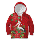 Australian Pelican Kid Hoodie Aboriginal Inspired Christmas - Aussie Hoodie