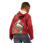 Australian Pelican Kid Hoodie Aboriginal Inspired Christmas - Aussie Hoodie