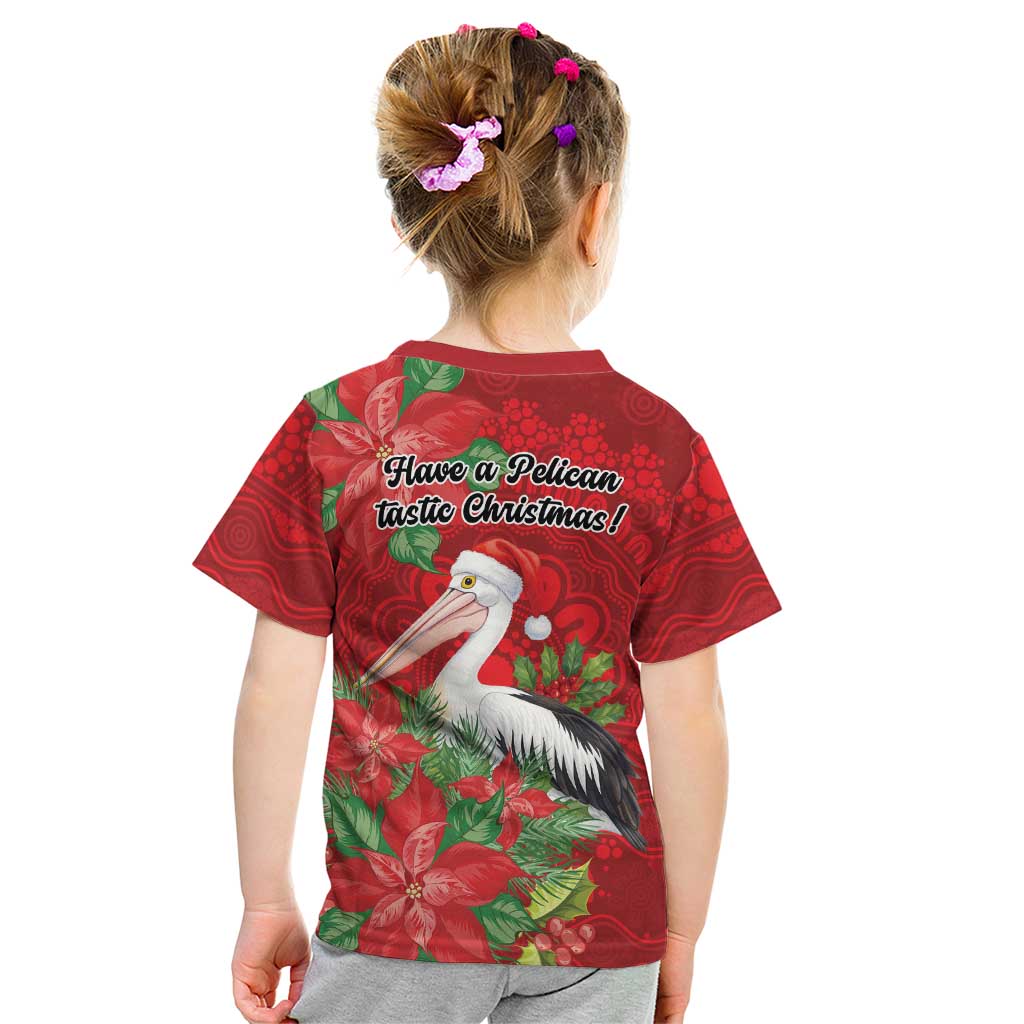 Australian Pelican Kid T Shirt Aboriginal Inspired Christmas - Aussie Hoodie