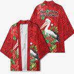 Australian Pelican Kimono Aboriginal Inspired Christmas - Aussie Hoodie
