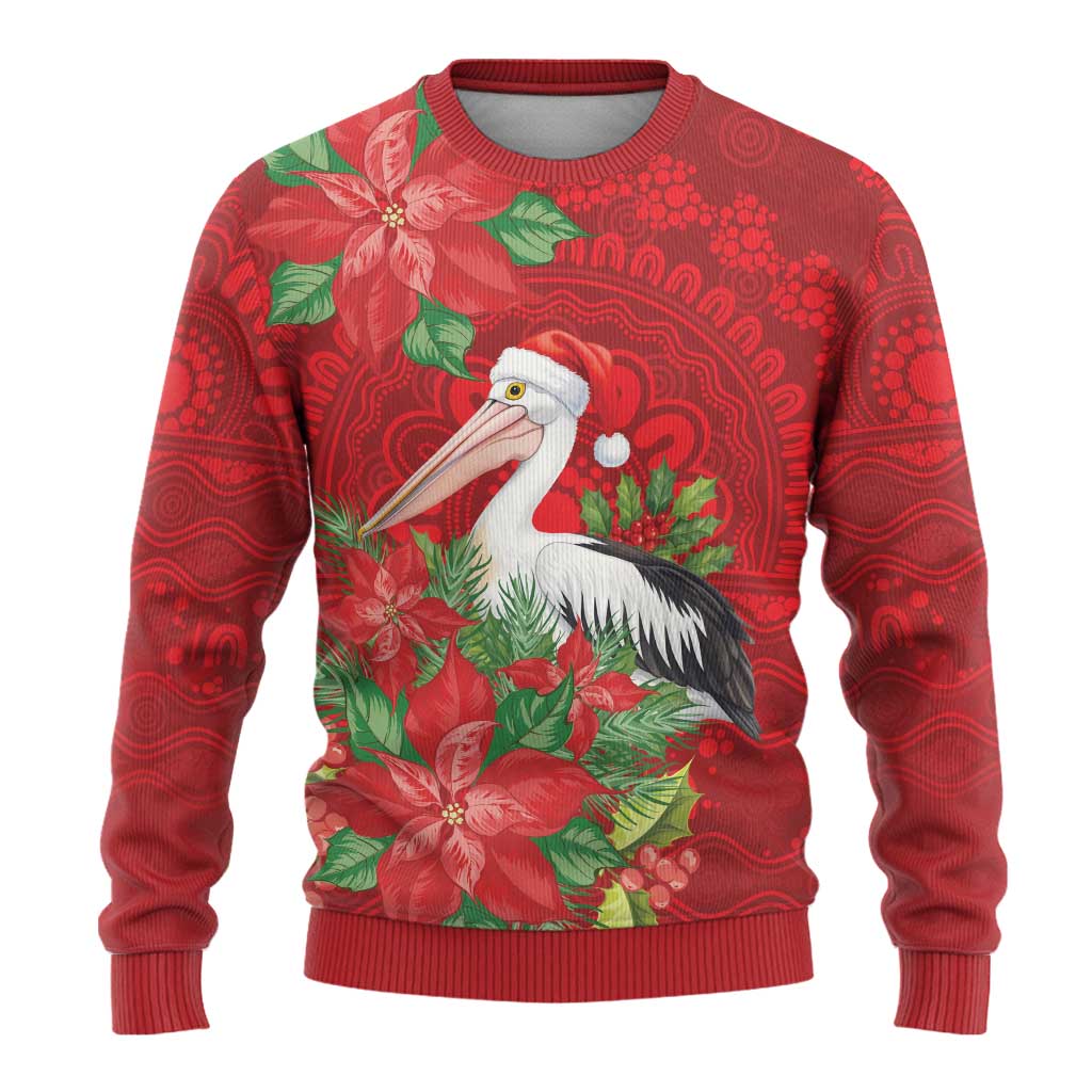 Australian Pelican Ugly Christmas Sweater Aboriginal Inspired Christmas - Aussie Hoodie