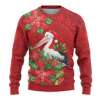 Australian Pelican Ugly Christmas Sweater Aboriginal Inspired Christmas - Aussie Hoodie