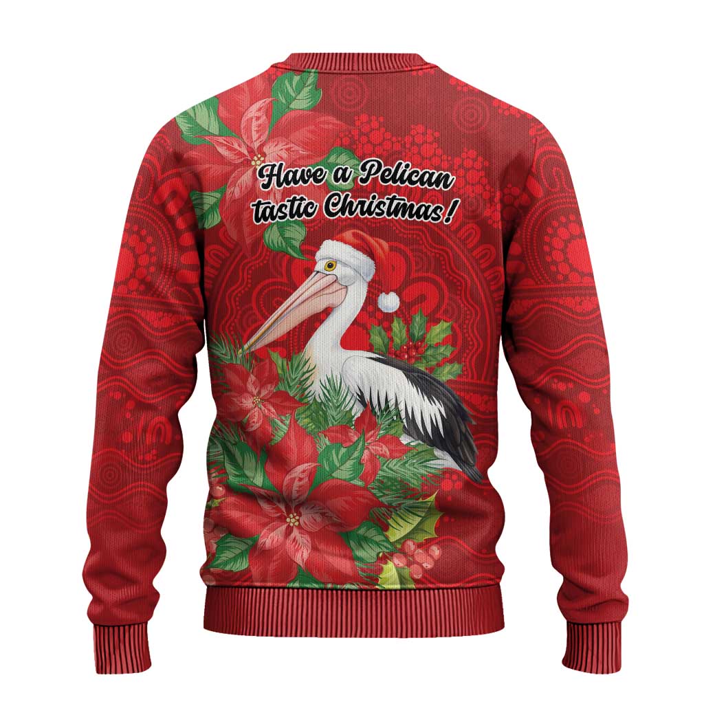 Australian Pelican Ugly Christmas Sweater Aboriginal Inspired Christmas - Aussie Hoodie