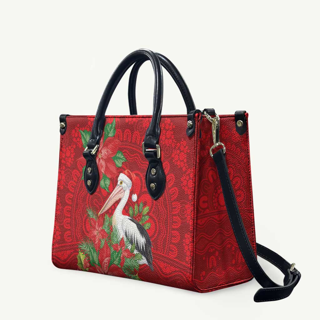 Australian Pelican Leather Bag Aboriginal Inspired Christmas - Aussie Hoodie