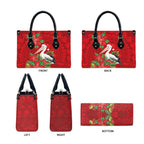 Australian Pelican Leather Bag Aboriginal Inspired Christmas - Aussie Hoodie