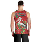 Australian Pelican Men Tank Top Aboriginal Inspired Christmas - Aussie Hoodie