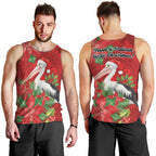 Australian Pelican Men Tank Top Aboriginal Inspired Christmas - Aussie Hoodie