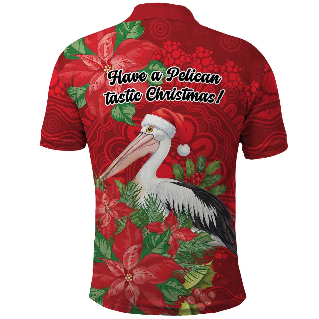 Australian Pelican Polo Shirt Aboriginal Inspired Christmas - Aussie Hoodie