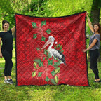 Australian Pelican Quilt Aboriginal Inspired Christmas - Aussie Hoodie