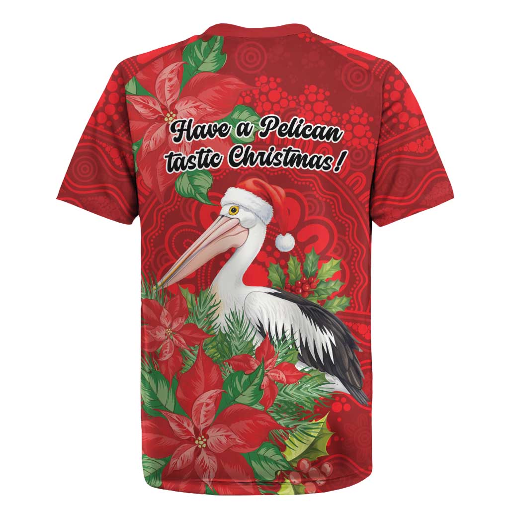 Australian Pelican Rugby Jersey Aboriginal Inspired Christmas - Aussie Hoodie
