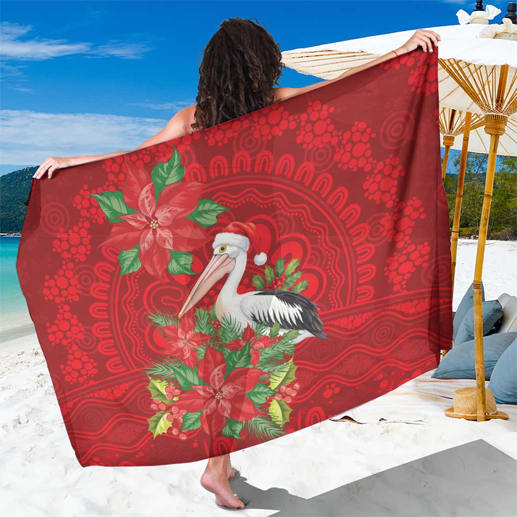 Australian Pelican Sarong Aboriginal Inspired Christmas - Aussie Hoodie