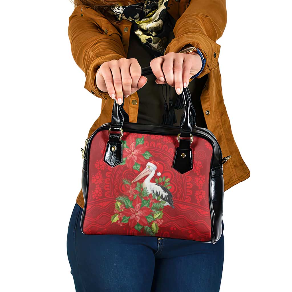 Australian Pelican Shoulder Handbag Aboriginal Inspired Christmas - Aussie Hoodie