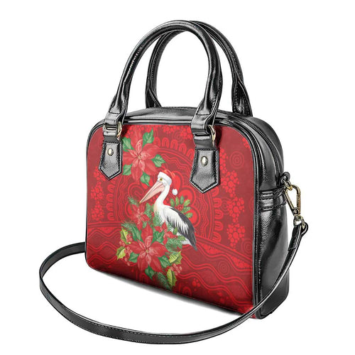 Australian Pelican Shoulder Handbag Aboriginal Inspired Christmas - Aussie Hoodie