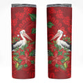 Australian Pelican Skinny Tumbler Aboriginal Inspired Christmas - Aussie Hoodie