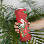 Australian Pelican Skinny Tumbler Aboriginal Inspired Christmas - Aussie Hoodie