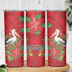 Australian Pelican Skinny Tumbler Aboriginal Inspired Christmas - Aussie Hoodie