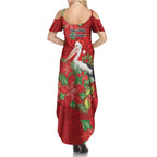 Australian Pelican Summer Maxi Dress Aboriginal Inspired Christmas - Aussie Hoodie