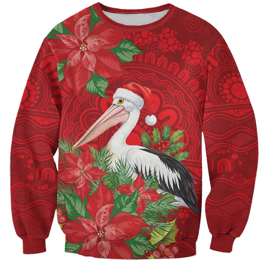 Australian Pelican Sweatshirt Aboriginal Inspired Christmas - Aussie Hoodie
