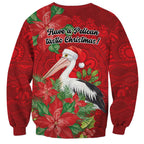 Australian Pelican Sweatshirt Aboriginal Inspired Christmas - Aussie Hoodie