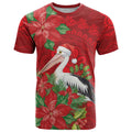 Australian Pelican T Shirt Aboriginal Inspired Christmas - Aussie Hoodie