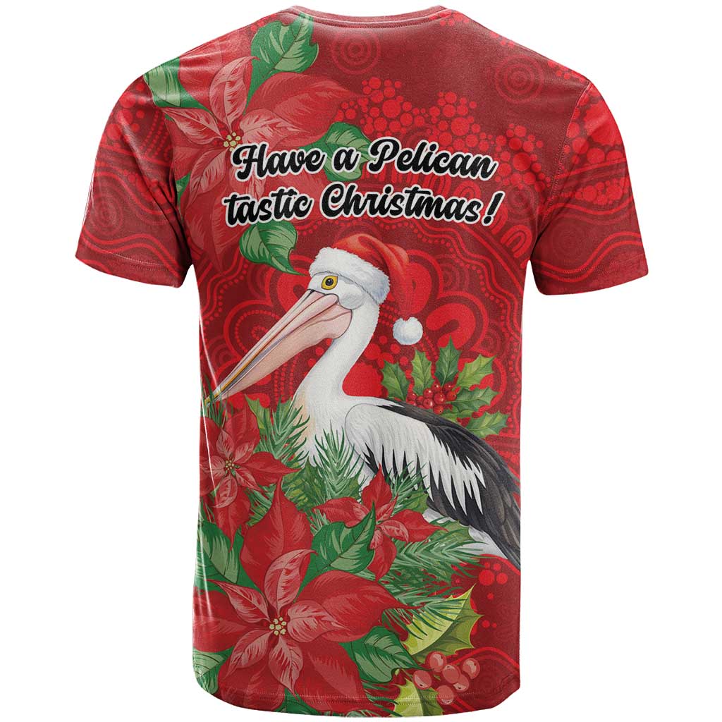 Australian Pelican T Shirt Aboriginal Inspired Christmas - Aussie Hoodie
