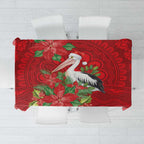 Australian Pelican Tablecloth Aboriginal Inspired Christmas - Aussie Hoodie
