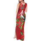 Australian Pelican Tank Maxi Dress Aboriginal Inspired Christmas - Aussie Hoodie