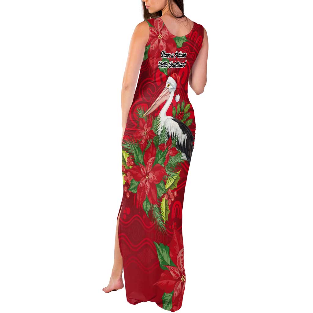 Australian Pelican Tank Maxi Dress Aboriginal Inspired Christmas - Aussie Hoodie