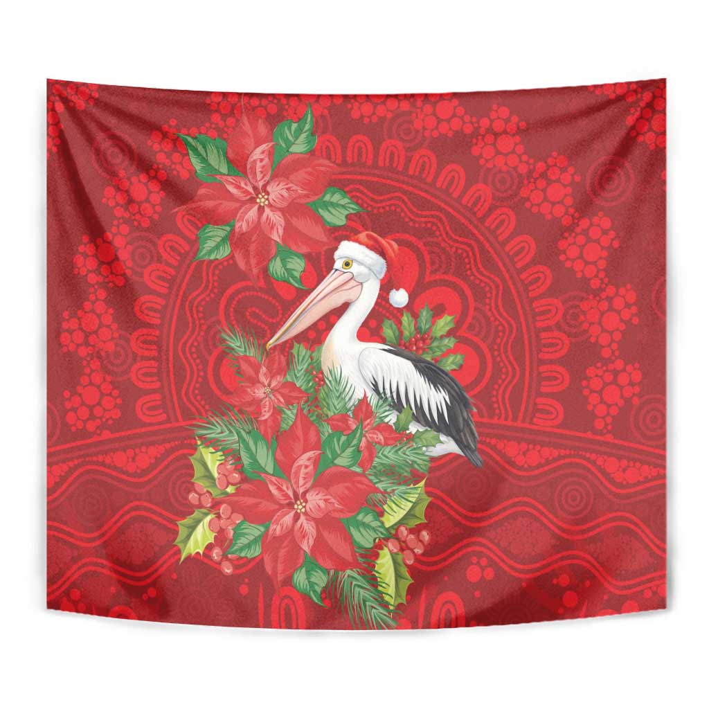 Australian Pelican Tapestry Aboriginal Inspired Christmas - Aussie Hoodie