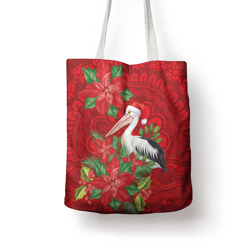 Australian Pelican Tote Bag Aboriginal Inspired Christmas - Aussie Hoodie