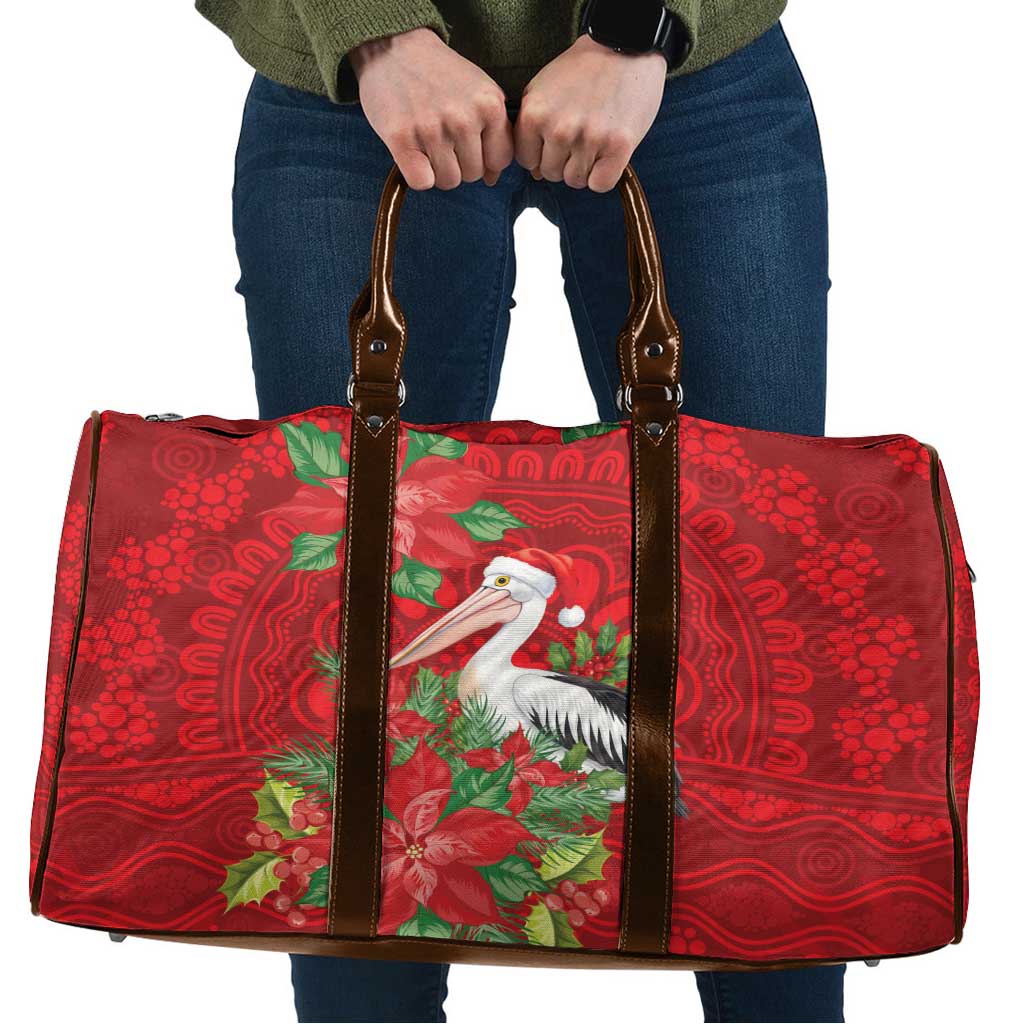 Australian Pelican Travel Bag Aboriginal Inspired Christmas - Aussie Hoodie