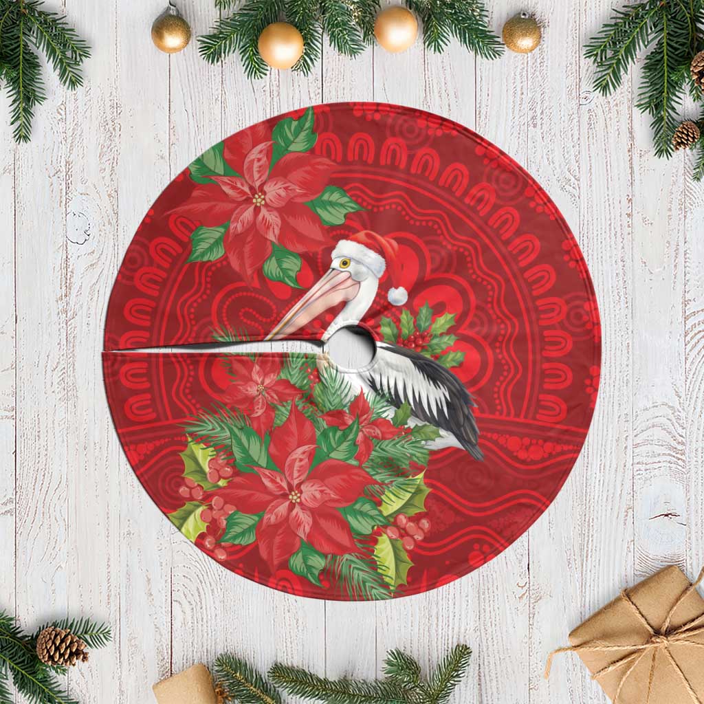 Australian Pelican Tree Skirt Aboriginal Inspired Christmas - Aussie Hoodie