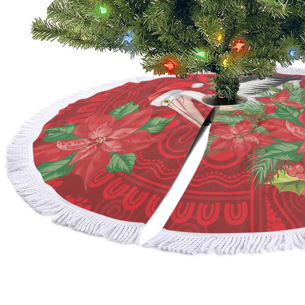 Australian Pelican Tree Skirt Aboriginal Inspired Christmas - Aussie Hoodie