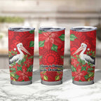 Australian Pelican Tumbler Cup Aboriginal Inspired Christmas - Aussie Hoodie