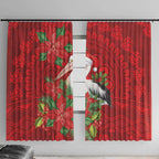 Australian Pelican Window Curtain Aboriginal Inspired Christmas - Aussie Hoodie