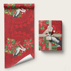 Australian Pelican Wrapping Paper Aboriginal Inspired Christmas - Aussie Hoodie