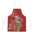 Australian Scarlet Robin Apron Aboriginal Inspired Christmas - Aussie Hoodie