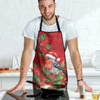 Australian Scarlet Robin Apron Aboriginal Inspired Christmas - Aussie Hoodie