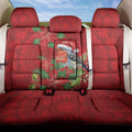 Australian Scarlet Robin Back Car Seat Cover Aboriginal Inspired Christmas - Aussie Hoodie